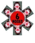 Colorful clown noses